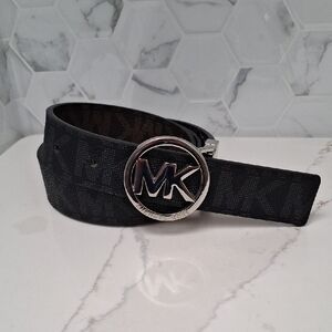 Michael Kors Black Monogram Belt Bag